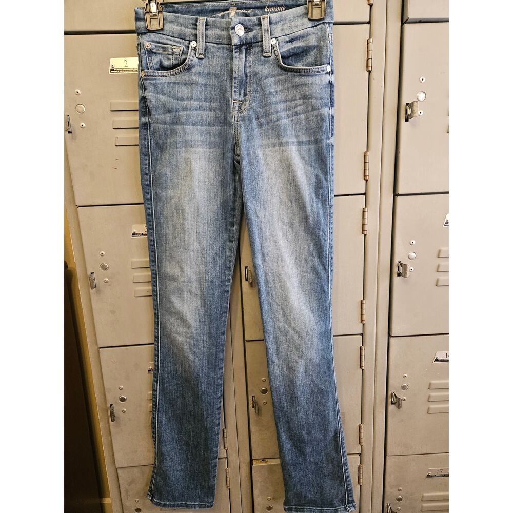 7 for All Mankind Kimmie Straight Leg Jeans with Stretch Size 25